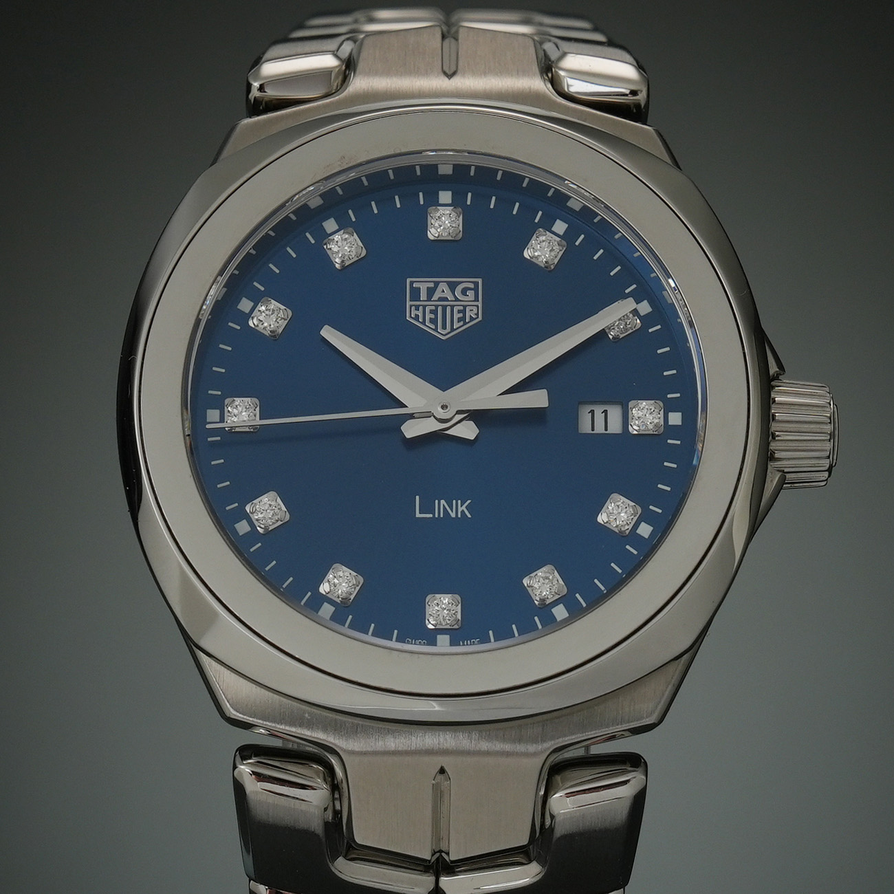 TAG Heuer(USED)태그호이어 링크 12P 다이아 레이디워치 WBC1318